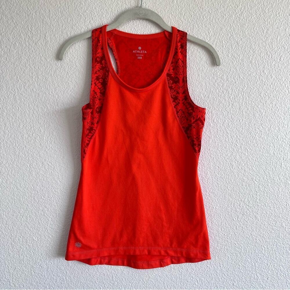 Athleta Women's Racerback Sleeveless Floral‎ Printed Tank